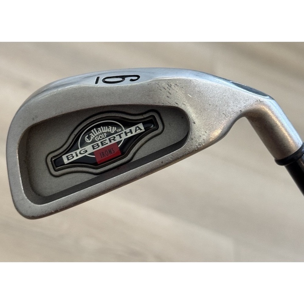 Callaway Big Bertha Single 6 Iron RCH 96 Regular Graphite Mens RH Firm Flex